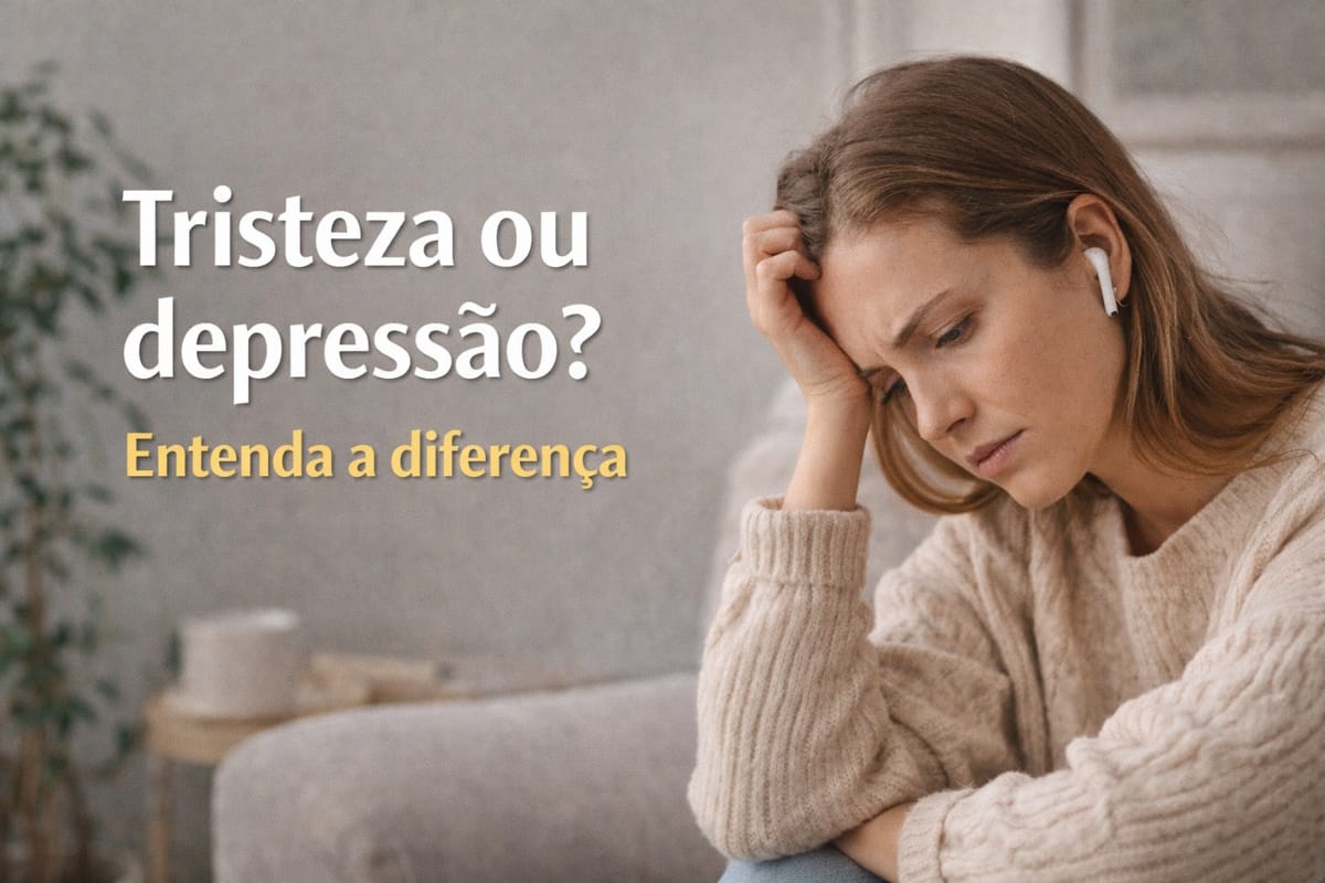Tristeza ou depressão? Entenda a diferença